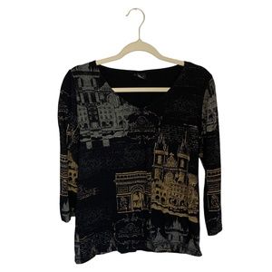 Vintage A.V.A. Long Sleeved Top